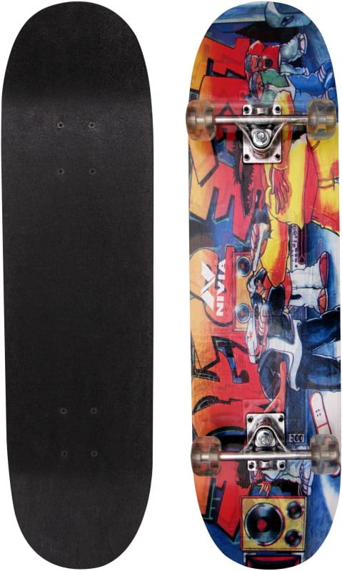 Nivia sk-801-s 8 inch x 31 inch Skateboard  (Black, Blue, Pack of 1) Rs.1038 – Flipkart