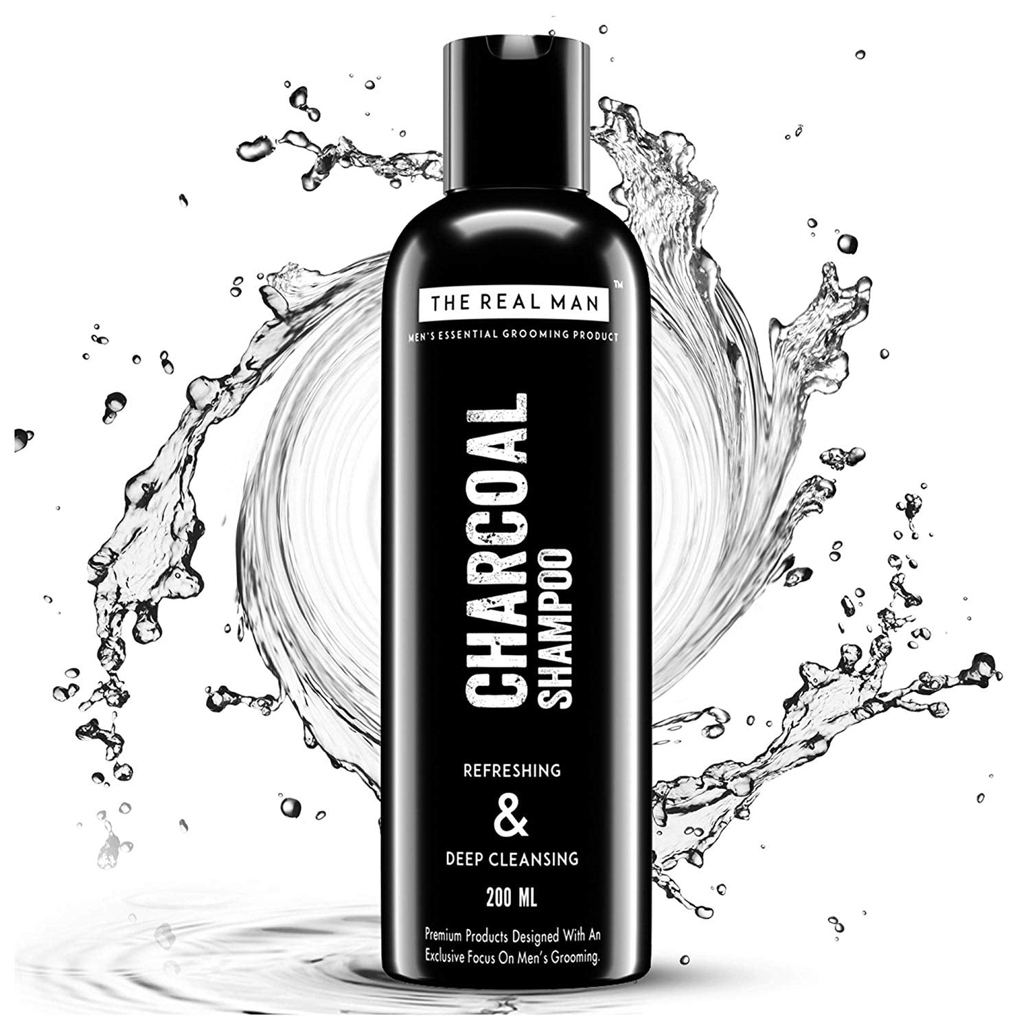 The Real Man Charcoal Shampoo 200Ml – (Pack Of 1) Rs.264 – Amazon