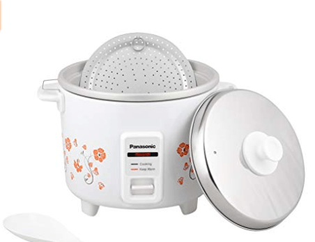 Panasonic SR-WA10H(E) 450-Watt Automatic Cooker Warmer – 2.7 Litre (After cooking) Rs.1495