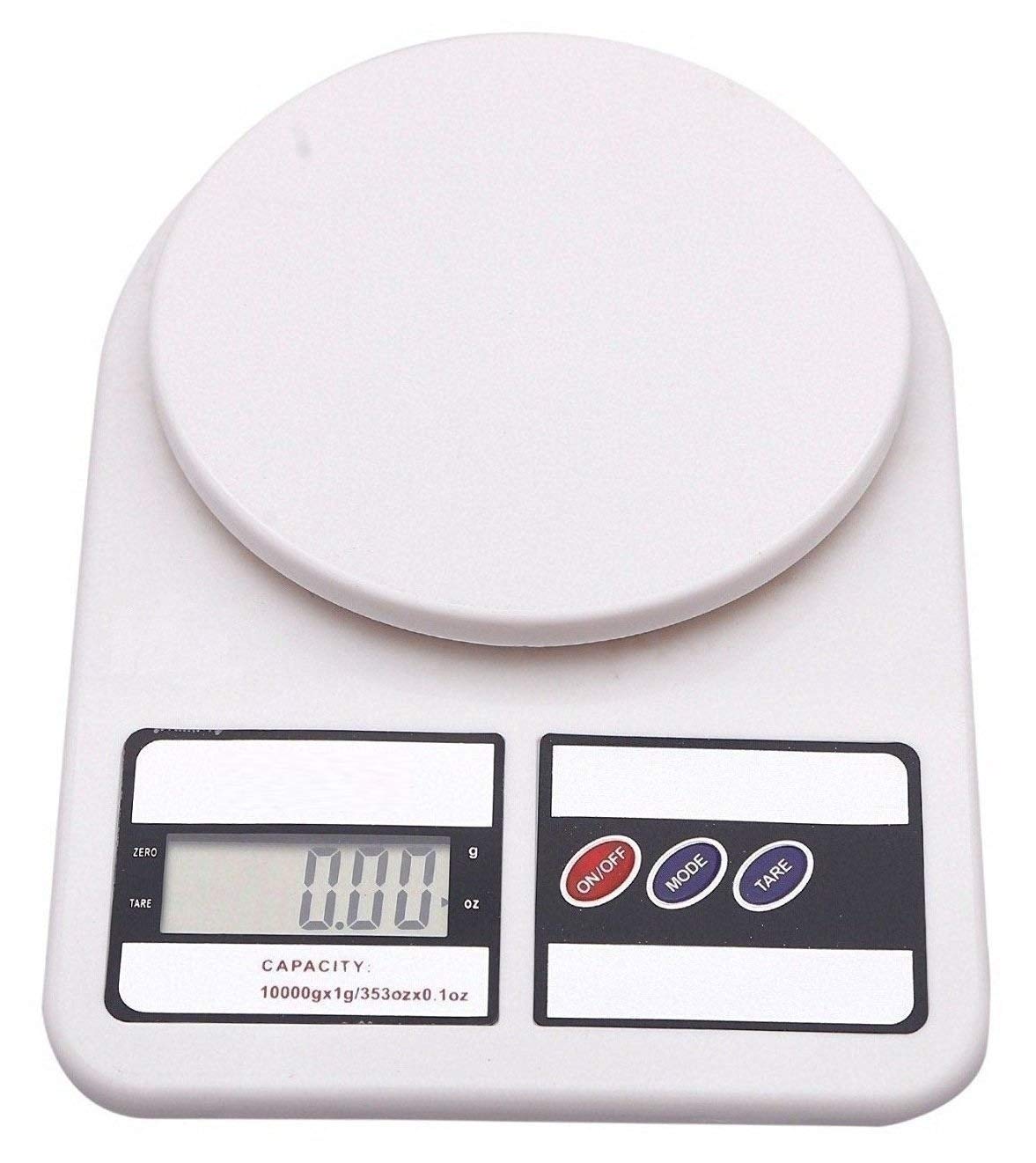 Generic Electronic Kitchen Digital Weighing Scale, Multipurpose (White, 10 Kg) Rs.250