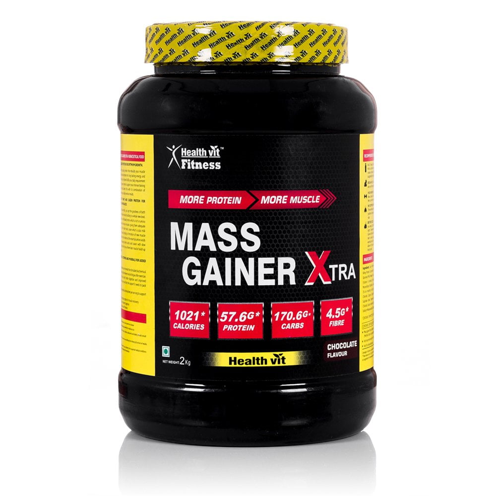 Healthvit Fitness Mass Gainer Xtra with Carbs and Proteins – 2 kg Rs.1300 – Amazon