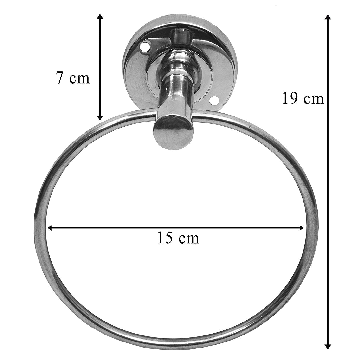 Visko VR-001 Stainless Steel Towel Ring (Silver) at Rs.82 – Amazon
