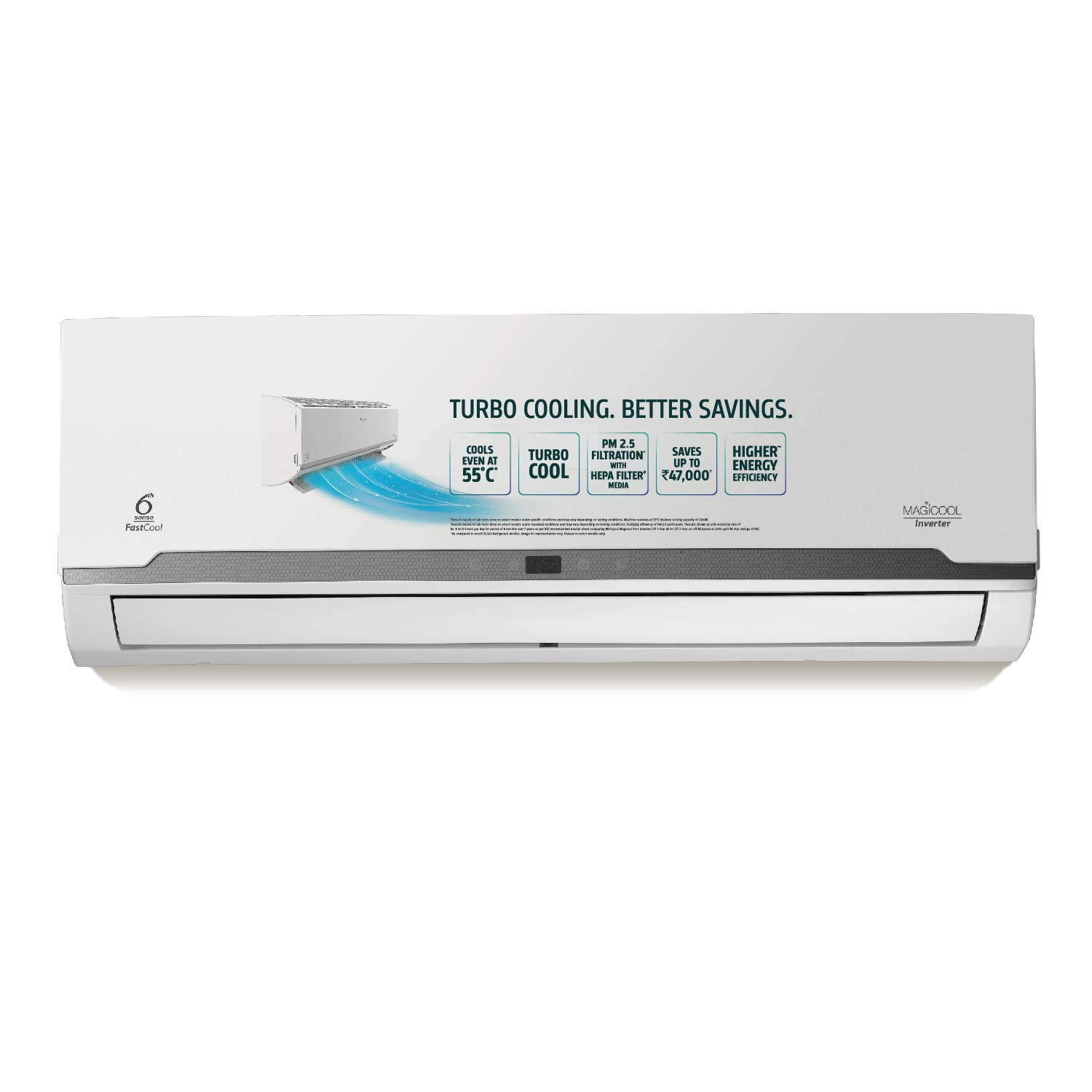 Whirlpool 1.5 Ton 3 Star Inverter Split AC (Copper, 1.5T MAGICOOL PRO 3S COPR INVERTER, White) Rs.33999