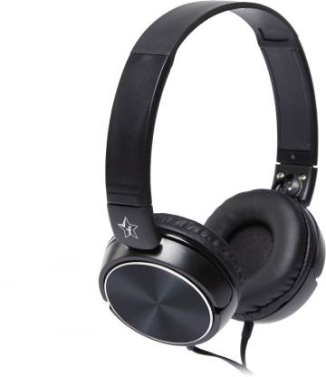 Flipkart SmartBuy Foldable Headphones (Black, On the Ear) Rs.399