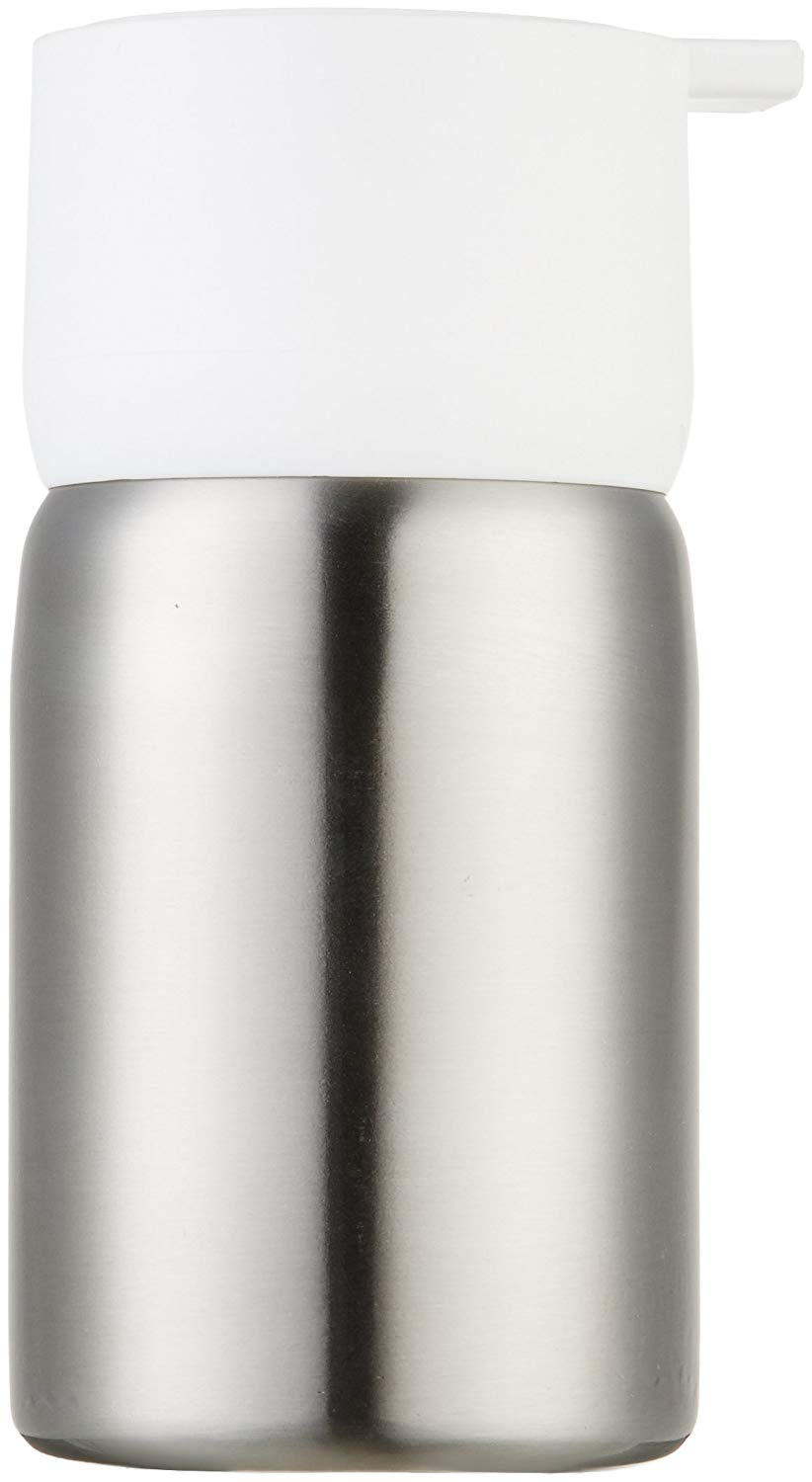 AmazonBasics Stainless Steel Soap Pump – White
