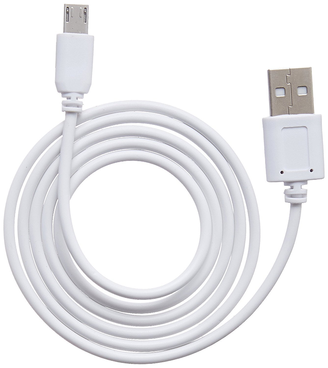 Mobimint 2 A Android Micro USB Cable with 2.4 A Charging Speed (White) 1 m (Approx 3 Feet)