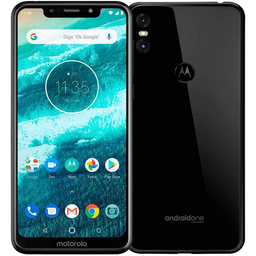 Motorola Moto One (4/64 GB , Black)