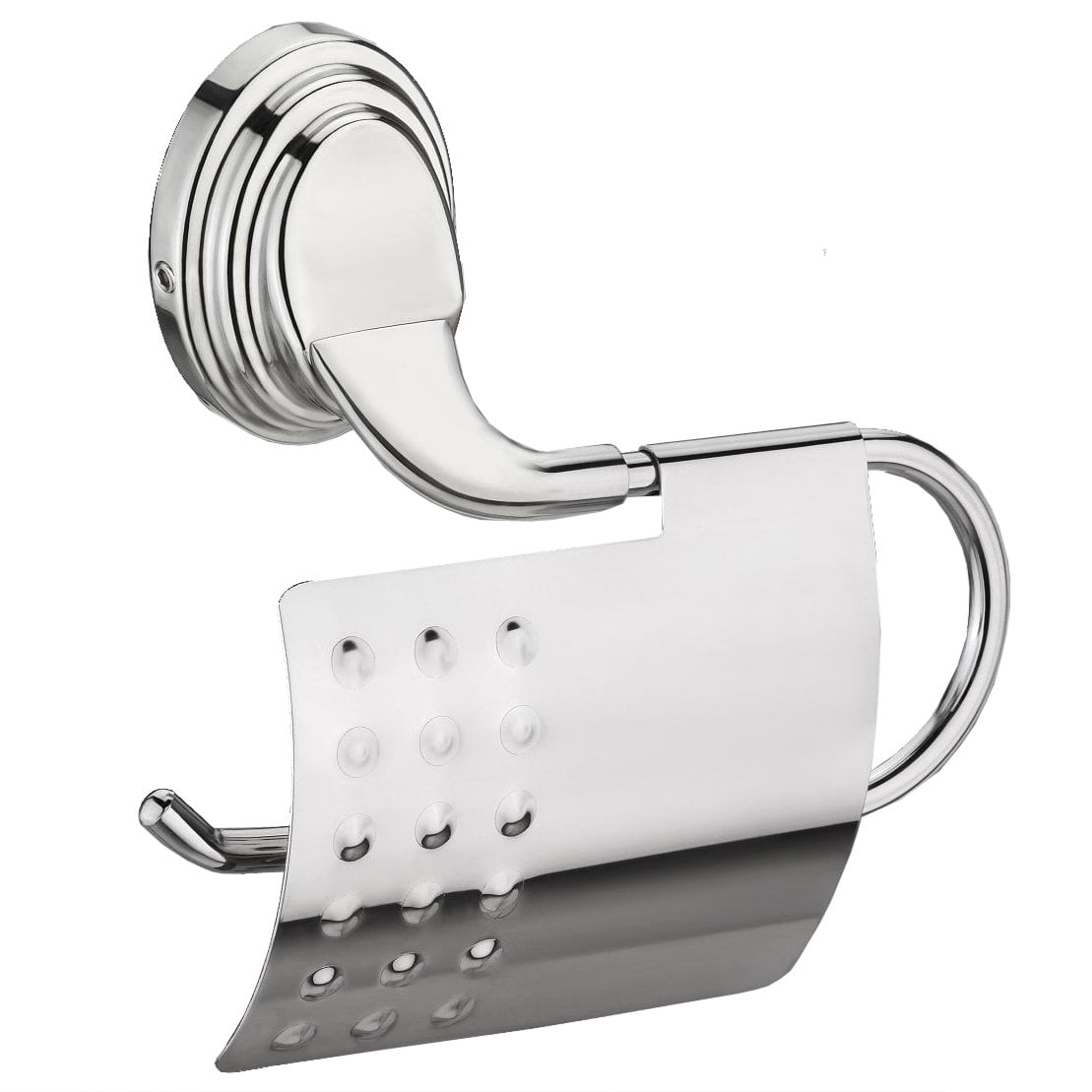 Primax Platinum Stainless Steel 304 Grade Cubic Paper Holder – Toilet Paper Holder – Tissue Holder – Bathroom Accessories, Silver