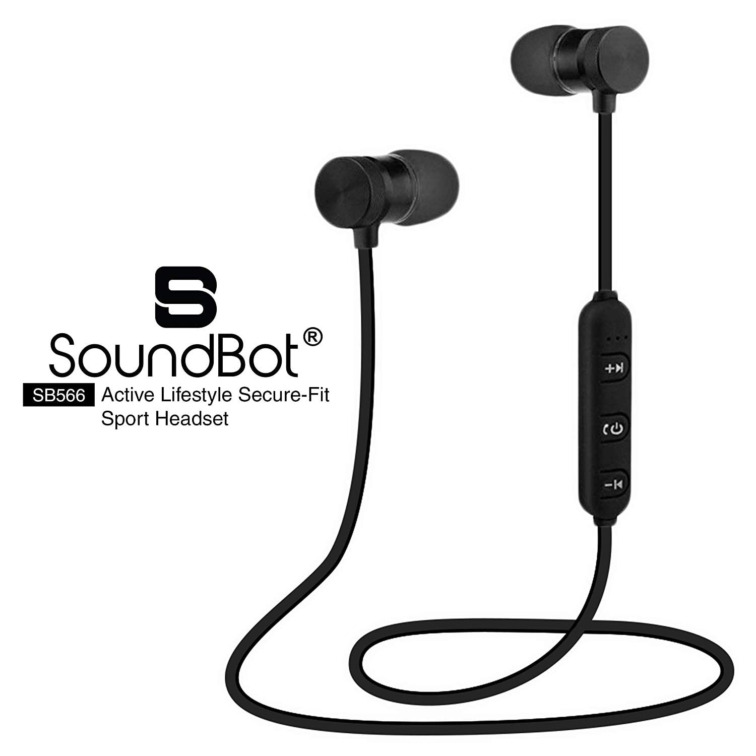 SOUNDBOT® SB566 Bluetooth Sports Wireless Earbud