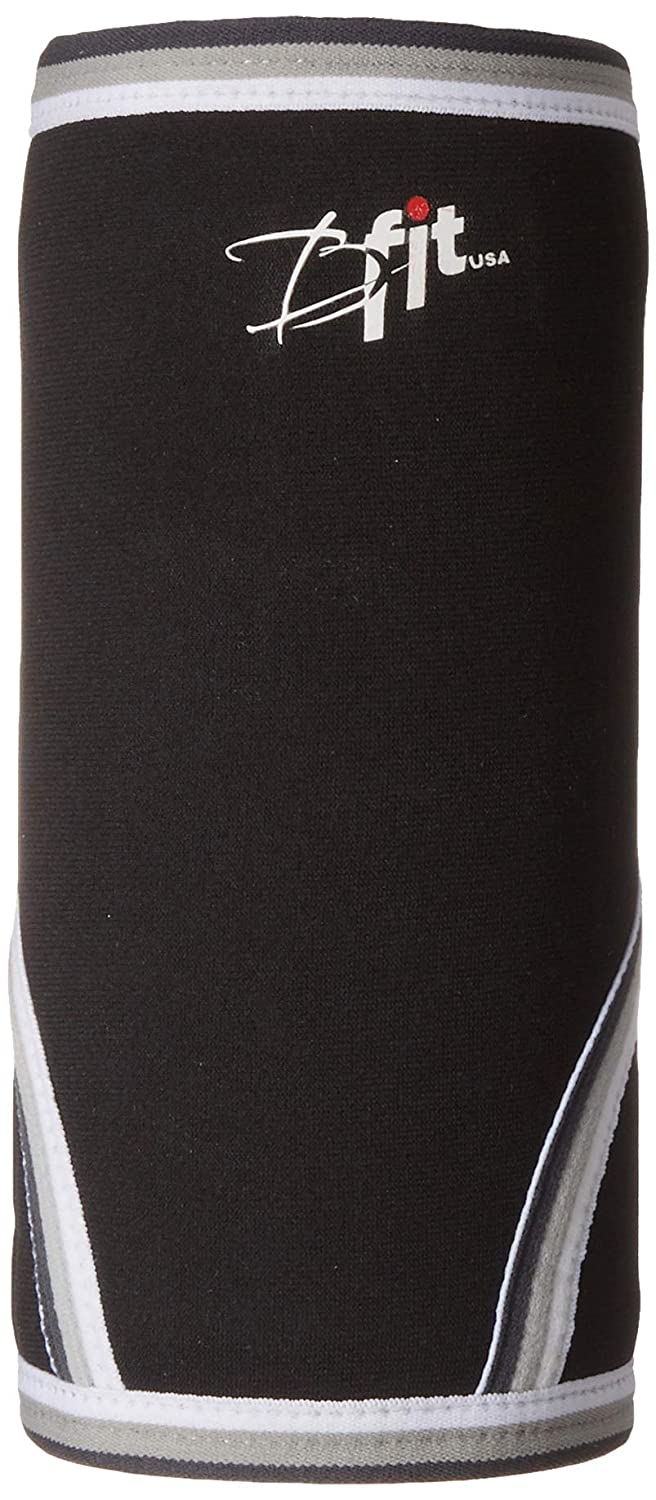 B Fit AB2008 Neoprene Tennis Elbow Brace Support Sleeve, Large (Grey)