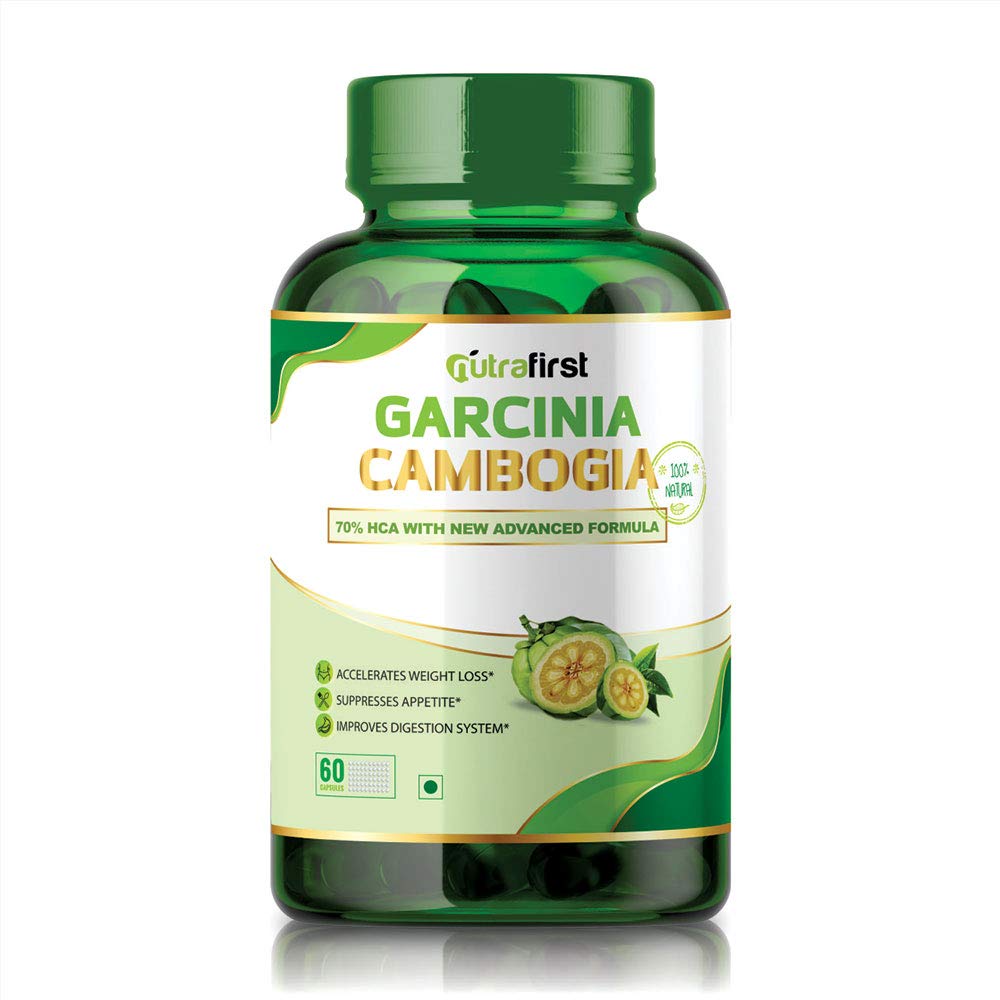 Nutrafirst Natural Garcinia Cambogia Extract with Green Coffee Capsules – (Pack of 1)
