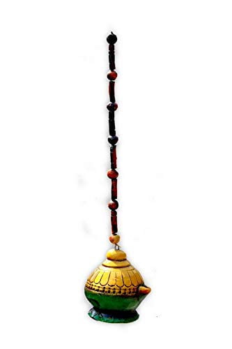 Terracotta Magical Fish Hanging Diya Terracotta Hanging Diya  (Height: 39 cm)
