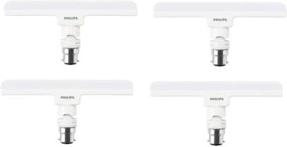 Philips 10 W T-Bulb B22 LED Bulb (White, Pack of 4)