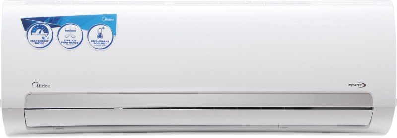 Midea 1 Ton 3 Star BEE Rating 2018 Inverter AC - White(12K Santis Pro - MAI12SP3N8F0, Copper Condenser)