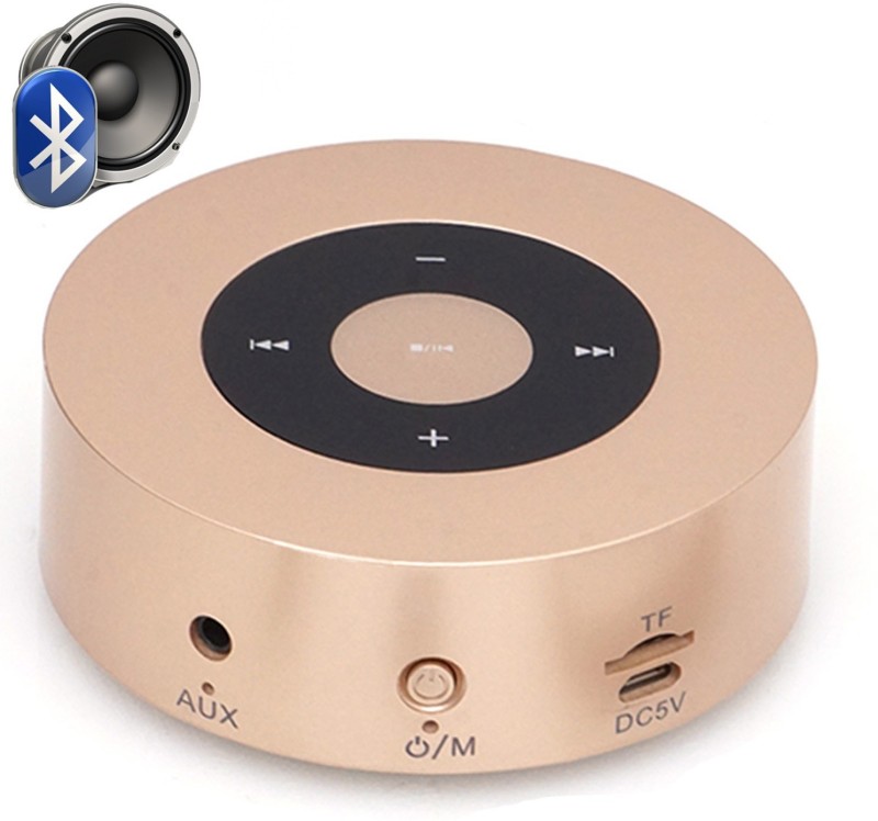 PTron Sonor Bluetooth Speaker 3 W Bluetooth Speaker(Gold, Mono Channel)