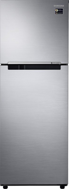 Samsung 253 L Frost Free Double Door 2 Star Refrigerator(Elegant Inox, RT28M3022S8-HL/ RT28M3022S8-NL)