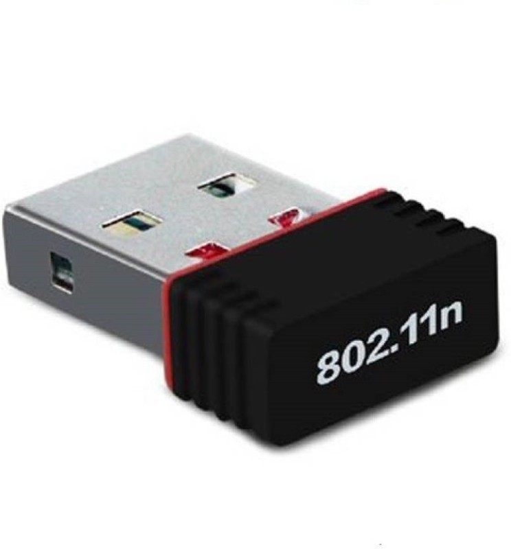 Terabyte Wifi Dongle 802.11n Wi Fi 2.4GHz Small Wireless LAN Network Card External USB Adapter(Black)