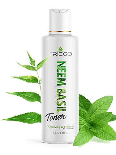 Friego Neem Basil Face Toner-Clarifying and Natural, 200 ml