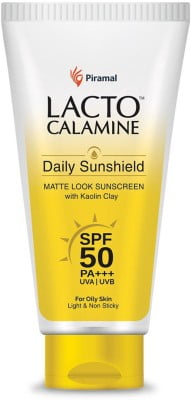 Lacto Calamine Sunshield Matte Look Sunscreen Spf 50 Pa +++, 50g