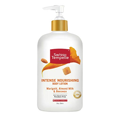 Swiss Tempelle Body Lotion – Intense Nourishing, Beeswax, Marigold & Almond Milk, 250 ml