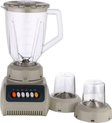 BMS Lifestyle The Wall Full Nutrition High Speed Blender Blender 350 Juicer Mixer Grinder (White, Off White, 3 Jars)