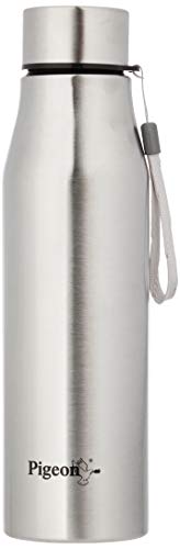 Pigeon Glamour Stainless Steel Water Bottle, 1 Litre, Silver