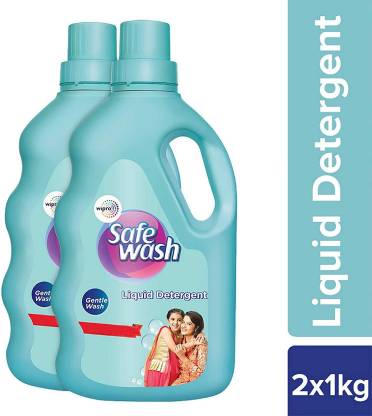 Wipro Safe Wash For Woolens Liquid Detergent For Sweater, Jackets Multi-Fragrance Liquid Detergent  (2 x 1000 g)