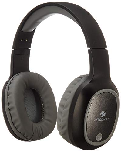 Zebronics Zeb-Thunder Wireless BT Headphone Comes with 40mm Drivers, AUX Connectivity