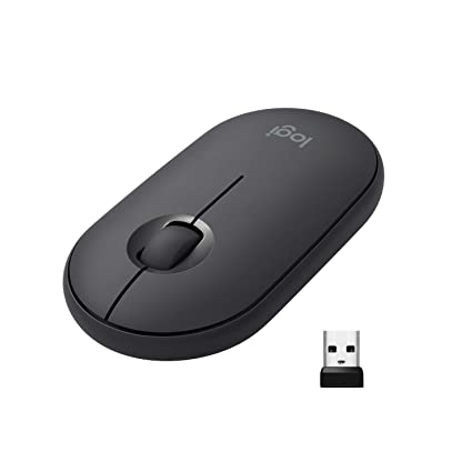 Logitech Pebble M350 Wireless Mouse with Bluetooth or USB
