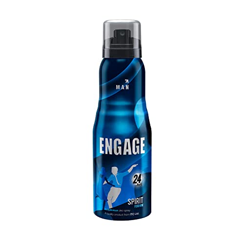 Engage Spirit for Him Deodorant for Men, Fresh & Energetic, Skin Friendly, 165ml