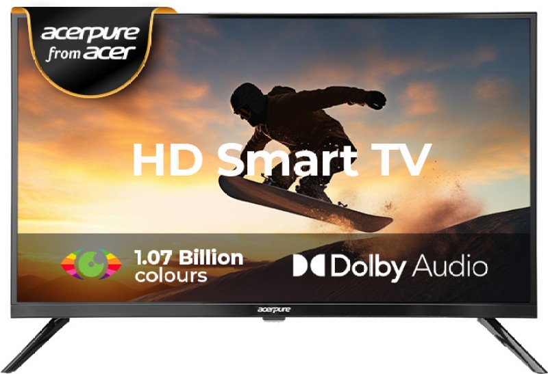 acerpure Aspire TV by Acer (2024 Series) 80 cm (32 inch) HD Ready LED Smart Google TV 2024 Edition with Google OS | Dolby Audio(AP32HG41AASPD)