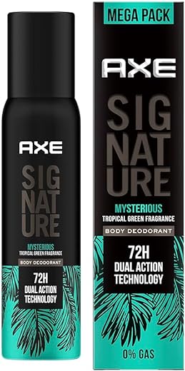 AXE Signature Mysterious Long Lasting No Gas Aerosol Body Deodorant For Men 200 Ml