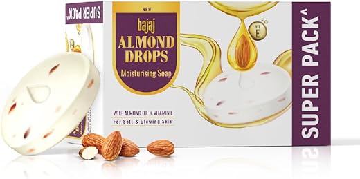 Bajaj Almond Drops Moisturizing Soap 5 X 125g