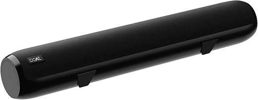 boAt Aavante Bar 610 Bluetooth Soundbar with 25W RMS Signature Sound, 2.0 Channel with Dual Passive Radiators, Upto 7 Hours Playback & Multi Connectivity(Charcoal Black)