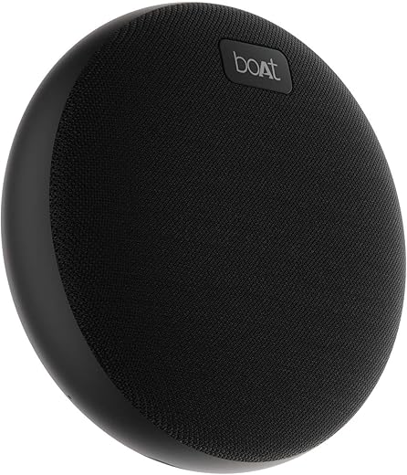 boAt Stone 180 5W Bluetooth Speaker with Upto 10 Hours Playback, 1.75" Driver, IPX7 & TWS Feature(Black)