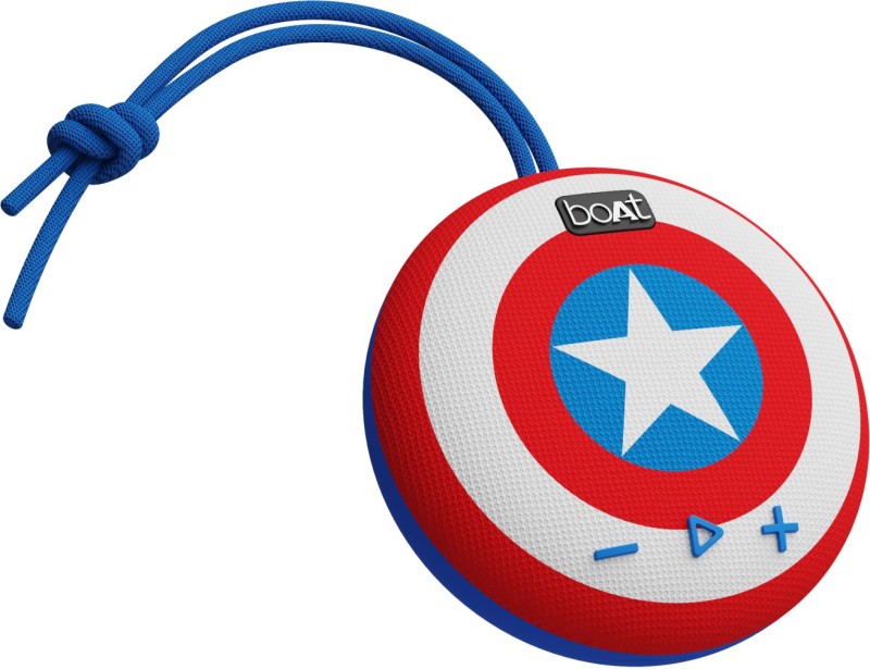 boAt Stone 190 Captain America Edition 5 W Bluetooth Speaker(Captain's Blue, Mono Channel)