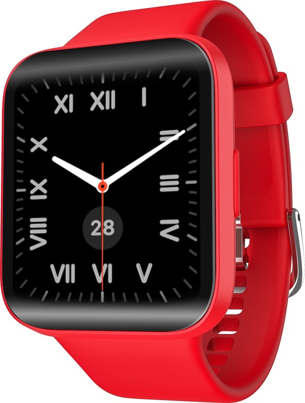 boAt Wave Ultima with 1.8 inch Curve Arc HD Display, Bluetooth Calling with BT v5.3 Smartwatch(Red Strap, Free Size)