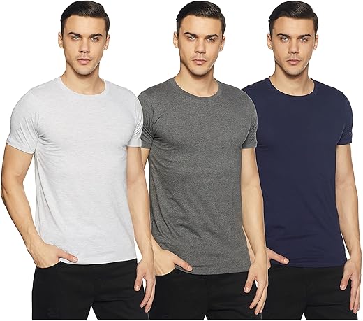 Chromozome Mens Cotton Rich T-Shirts (Pack of 3)