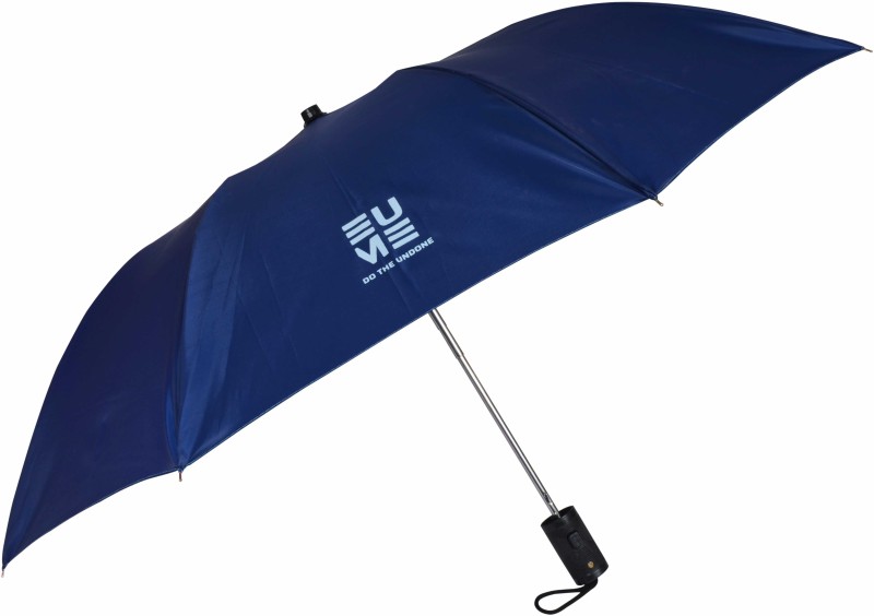 EUME Leatrix 21 Inch (53.34cm) 2 Fold Auto-Open Umbrella(Blue, Blue)