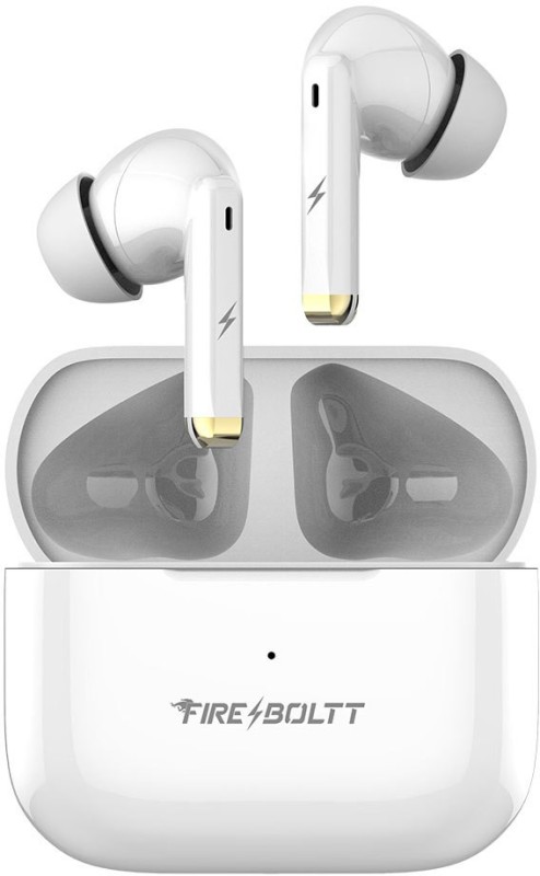 Fire-Boltt Fire Pods Ninja Pro 401 Earbuds TWS, IWP, Super Sync, Voice Assistant Bluetooth Headset(White, True Wireless)