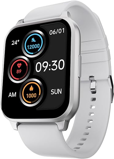 Fire-Boltt Ninja 3 Plus 1.83" Display Smartwatch Full Touch with 100+ Sports Modes with IP68, Sp02 Tracking, Over 100 Cloud Based Watch Faces (Grey)