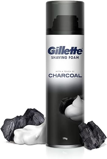 Gillette Pre Shave foam | Charcoal | 196 gm