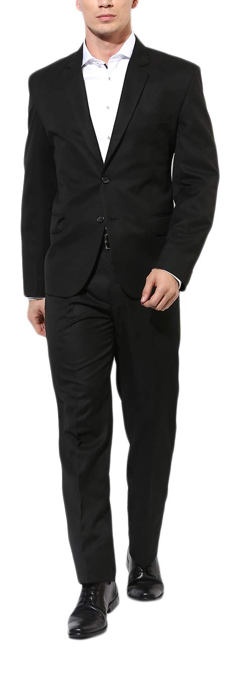 hangup Men's Synthetic Notch Lapel Suit