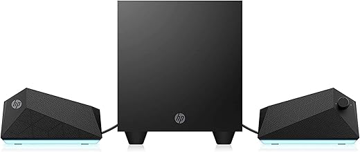 HP X1000 30W 2.1 Channel Micro USB, Aux Subwoofer - Black