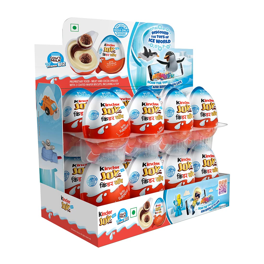 Kinder Joy Chocolates for Boys, 16 Pieces, 320 gram