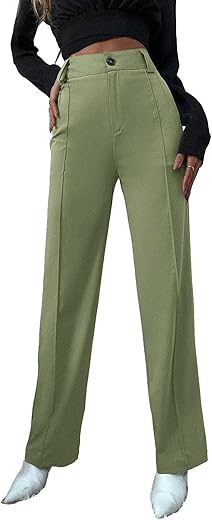 KOTTY Women High Rise Viscose Rayon Solid Regular Fit Trousers