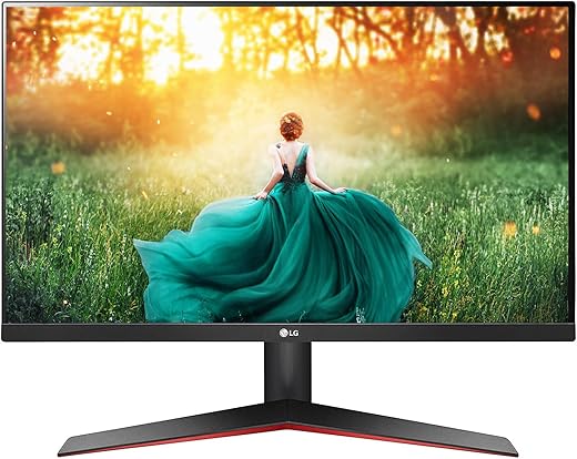 LG Electronics 24 Inch (60.9Cm) Full Hd Monitor with IPS Panel(1920X1080 Pixel),1Ms,75Hz,AMD Free-Sync with Gaming Mode,3-Side Borderless Design,Vga,Hdmi,Display Port,Tilt Stand - 24Mp60G (Black)