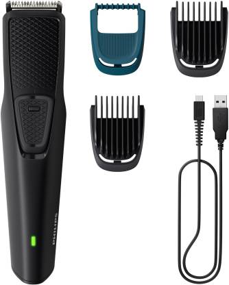 PHILIPS BT1233/18 Trimmer 30 min Runtime 4 Length Settings (Black)