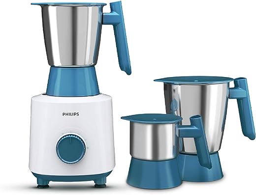 Philips HL7535/01 Mixer Grinder, 500W, 3 Jars with 5 Year Warranty on Motor, Bigger jar sizes