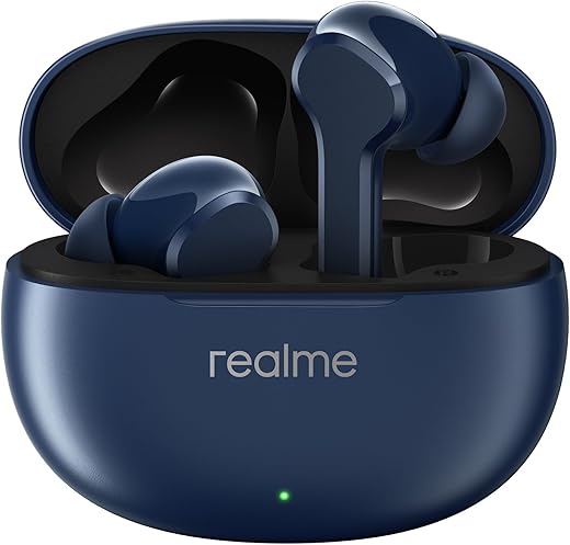 realme Buds T110 with Ai Enc for Calls, Upto 38 Hours of Playback and Fast Charging Bluetooth in Ear Headset (Jazz Blue, True Wireless)